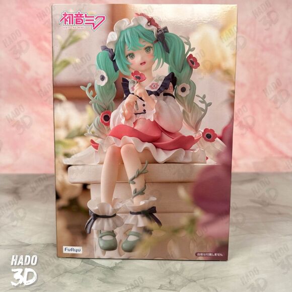 Hatsune Miku Flower Fairy Anemone Noodle Stopper Figure Flower FuRyu U.S Seller - Picture 4 of 7